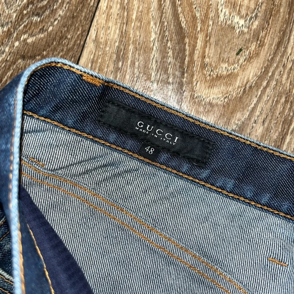 Gucci Men's Dark Blue Skinny Jeans